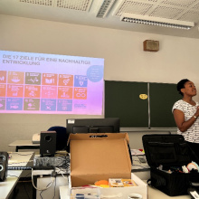 17 SDGs und Arhea Marshall (c) Dr. Giebel