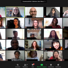 Qalifikationsseminar I - Gruppenfoto (c) Screenshot WUS